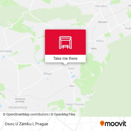 Карта Osov, U Zámku I