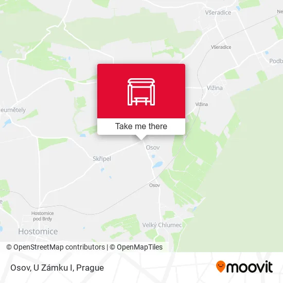 Карта Osov, U Zámku I