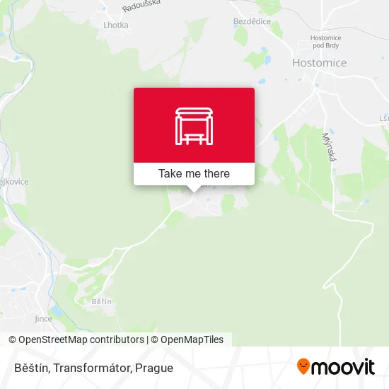 Карта Běštín, Transformátor