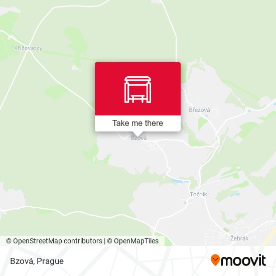 Карта Bzová