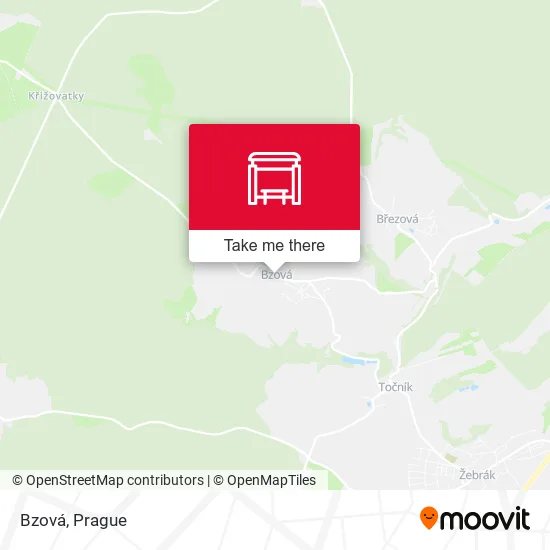 Карта Bzová