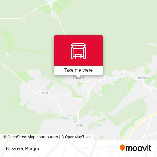 Карта Březová