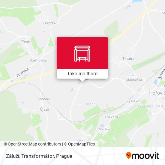 Záluží, Transformátor map