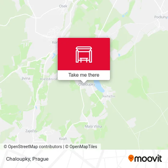 Карта Chaloupky