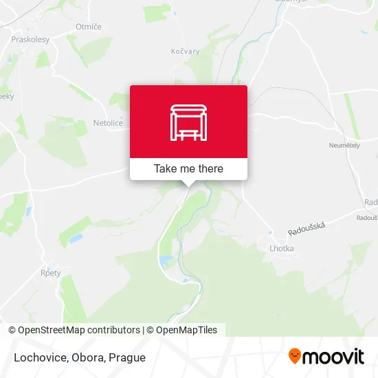Карта Lochovice, Obora
