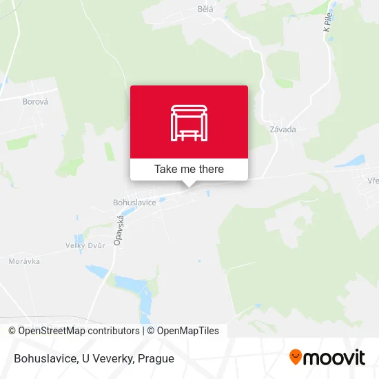 Карта Bohuslavice, U Veverky