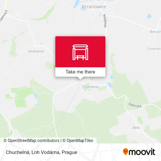 Карта Chuchelná, Lnh Vodárna