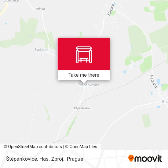 Карта Štěpánkovice, Has. Zbroj.