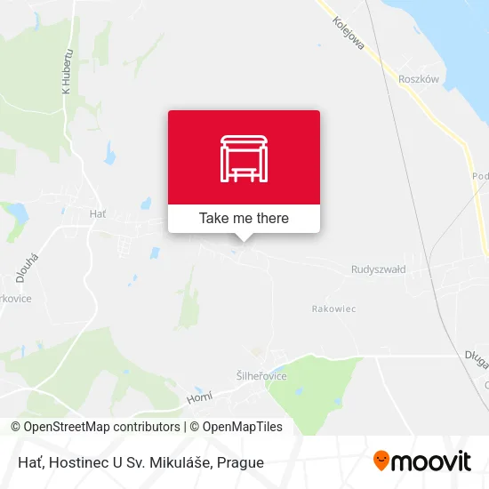 Hať, Hostinec U Sv. Mikuláše map