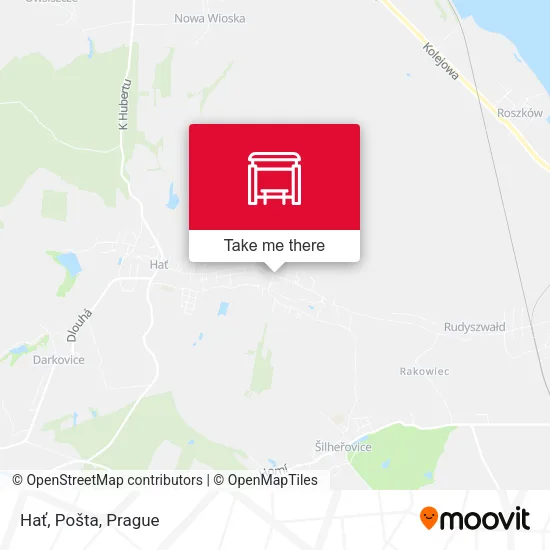 Карта Hať, Pošta