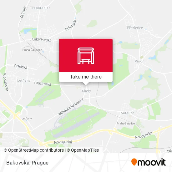 Bakovská map