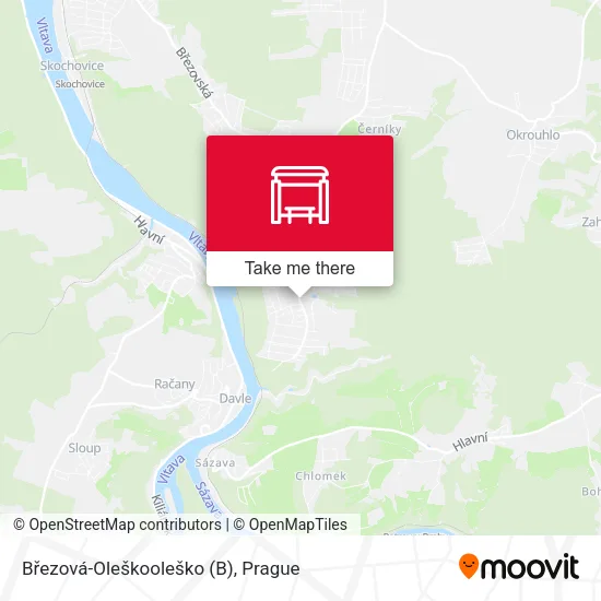 Карта Březová-Oleškooleško