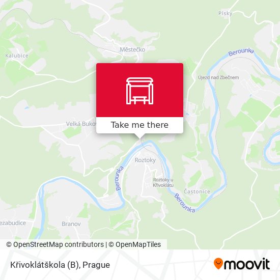 Křivoklátškola (B) map