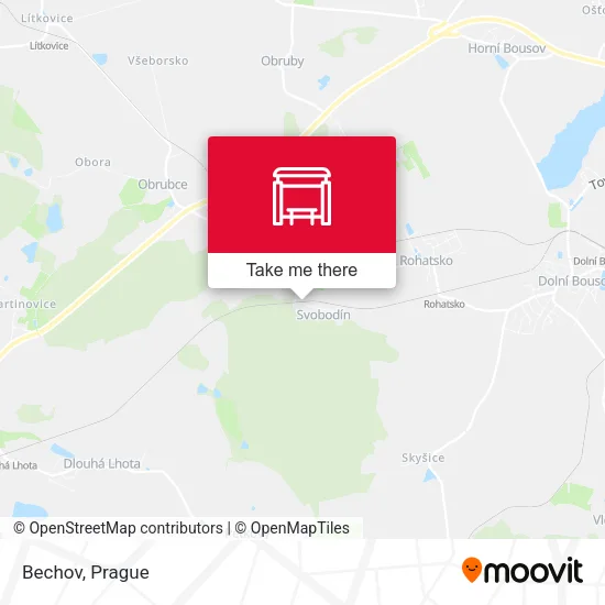 Карта Bechov