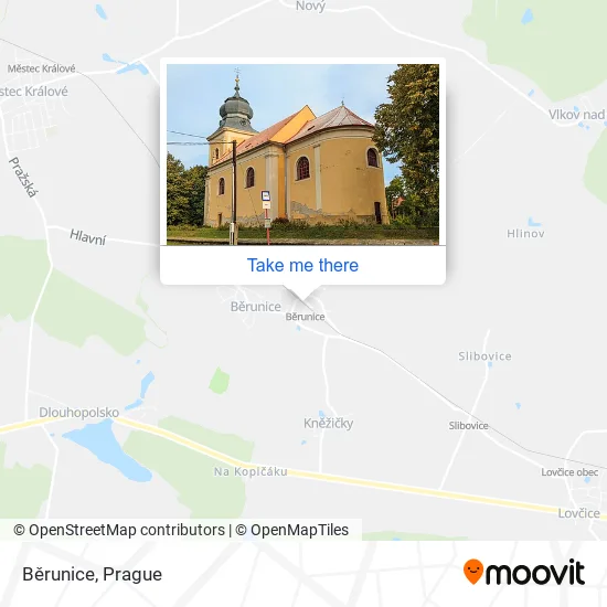 Карта Běrunice