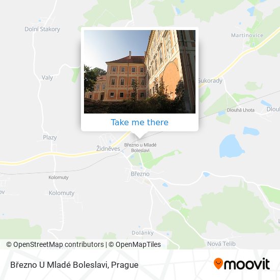 Březno U Mladé Boleslavi map