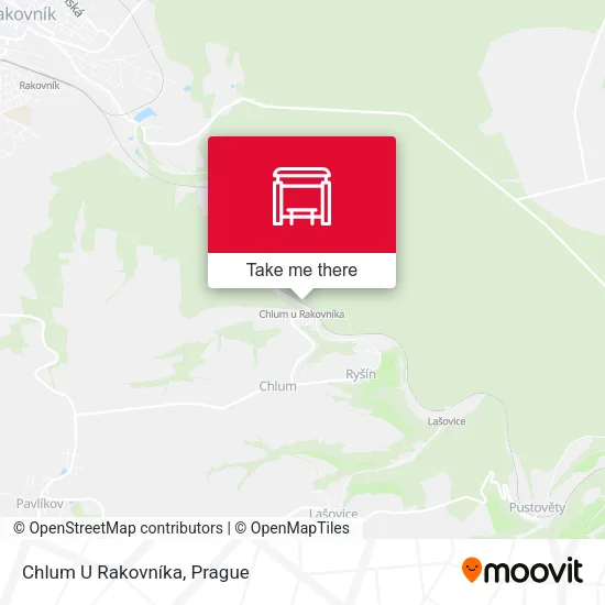 Chlum U Rakovníka map