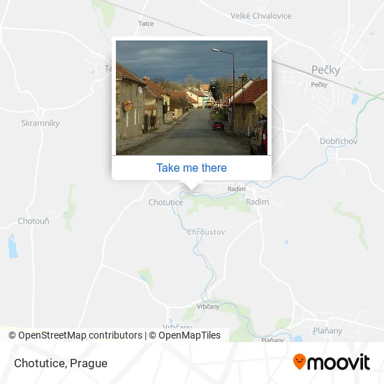 Карта Chotutice