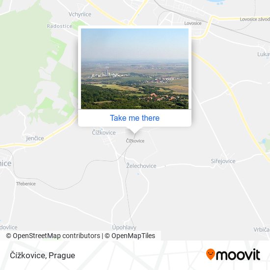 Čížkovice map