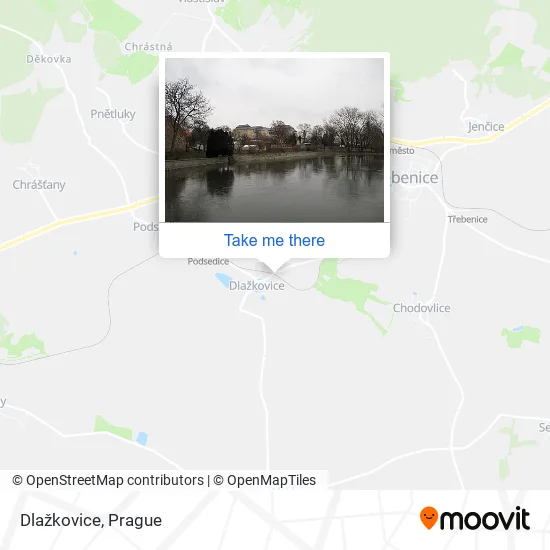Карта Dlažkovice