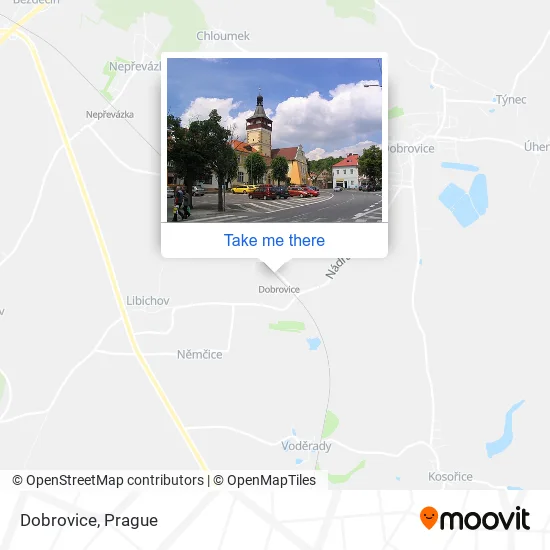 Карта Dobrovice