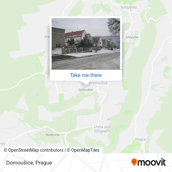 Карта Domoušice