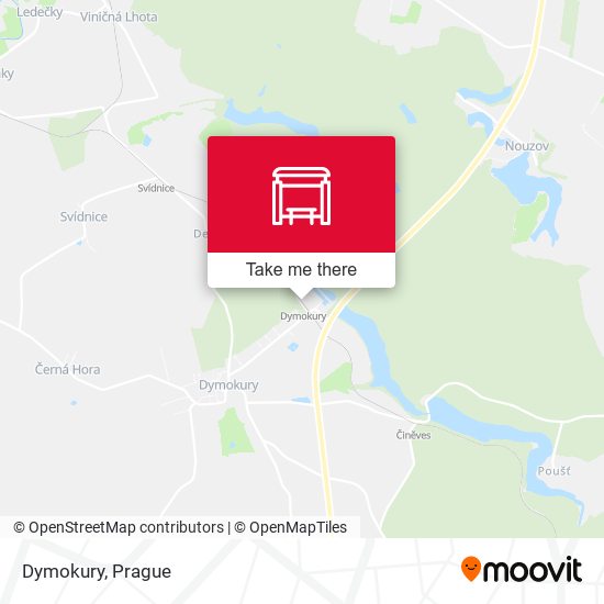 Карта Dymokury