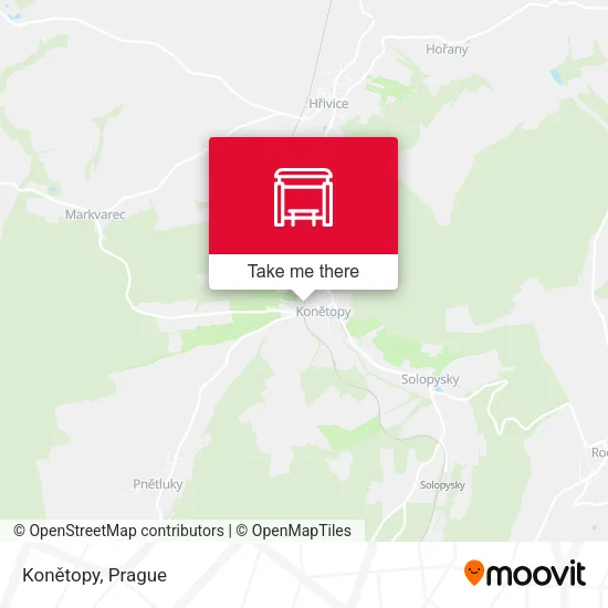 Карта Konětopy