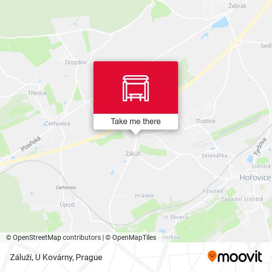 Záluží, U Kovárny map