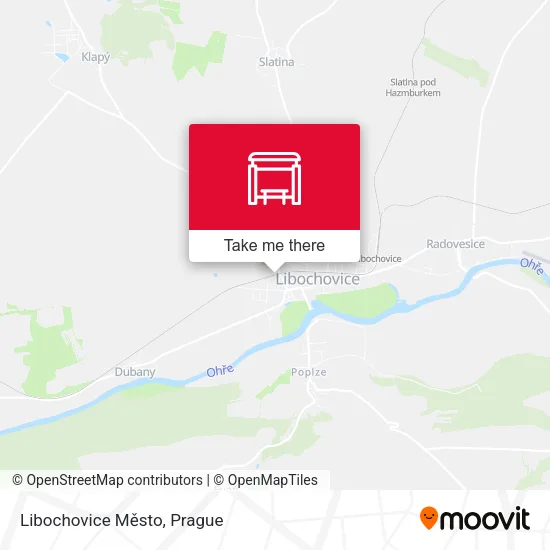 Карта Libochovice Město