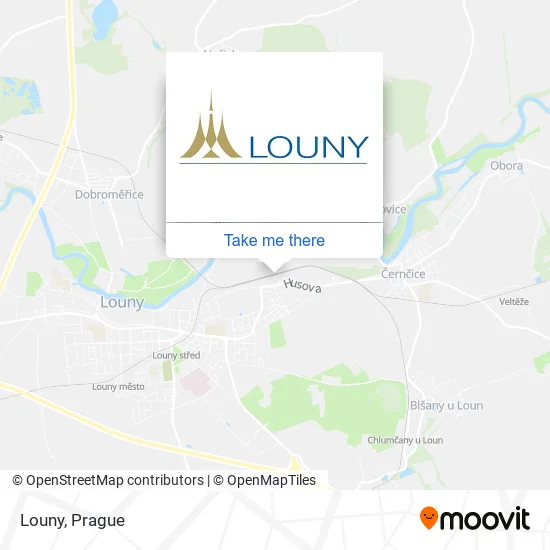 Карта Louny