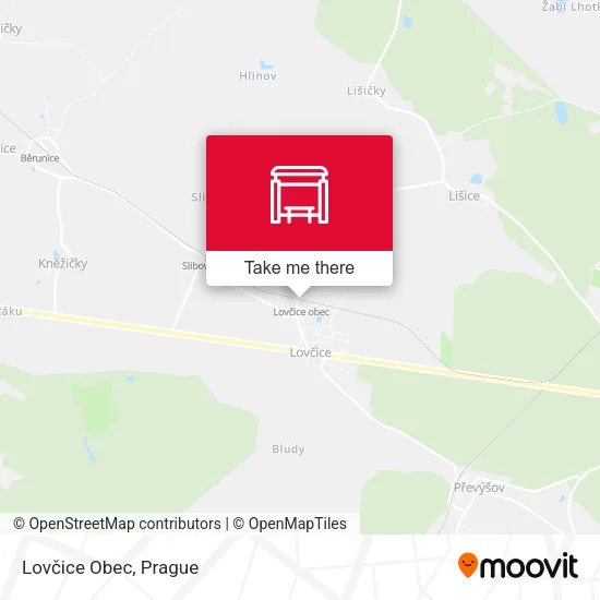 Карта Lovčice Obec