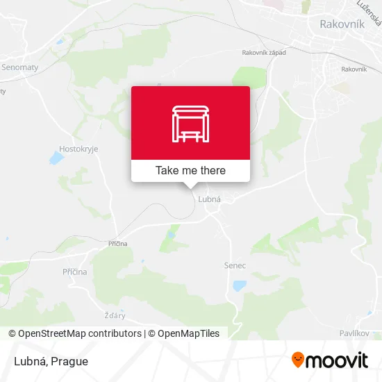 Карта Lubná