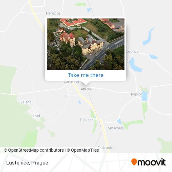 Luštěnice map