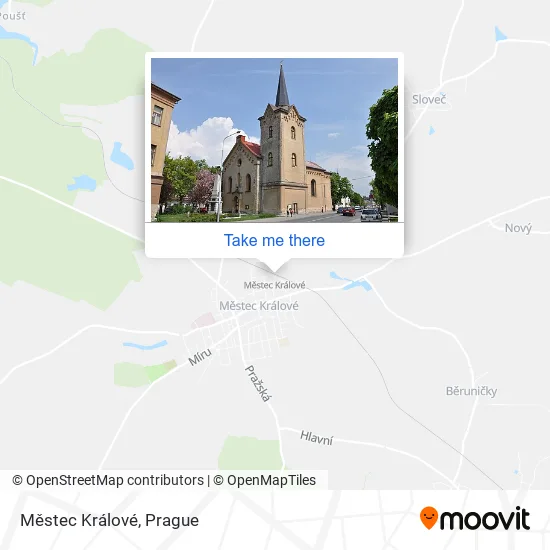 Карта Městec Králové