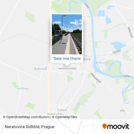 Neratovice Sídliště map