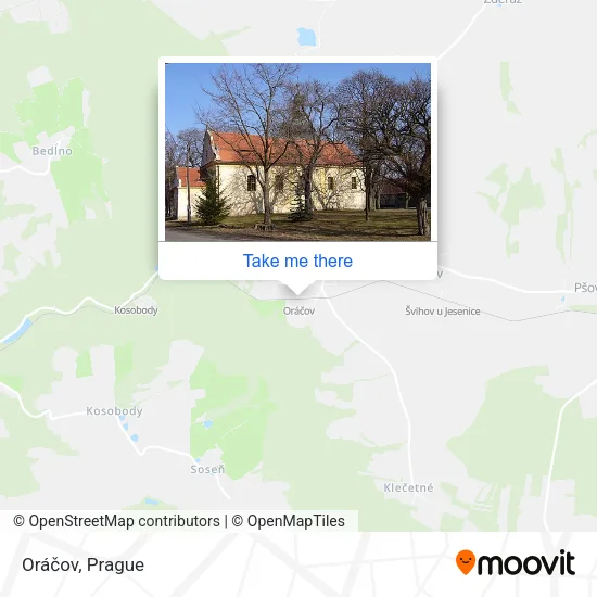 Карта Oráčov