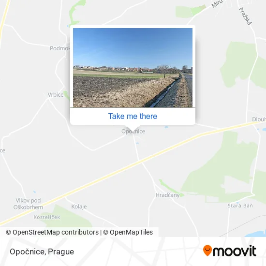 Карта Opočnice