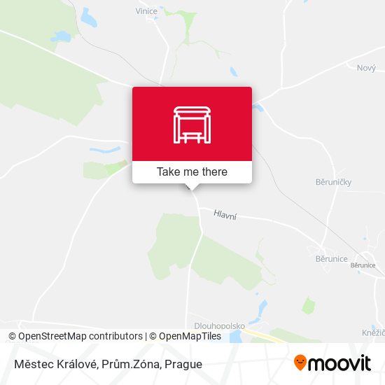 Městec Králové, Prům.Zóna map