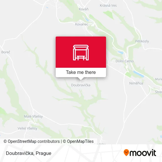 Карта Doubravička