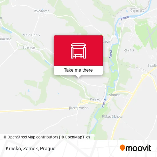 Карта Krnsko, Zámek