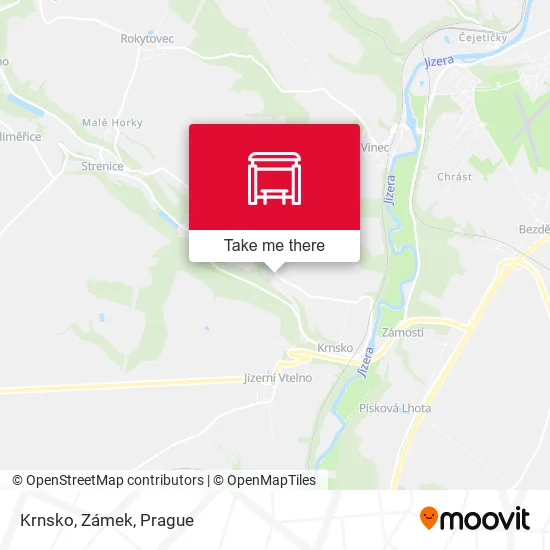 Карта Krnsko, Zámek