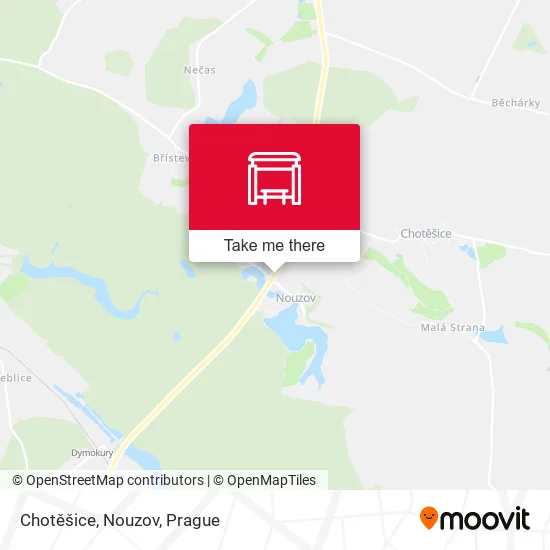 Chotěšice, Nouzov map