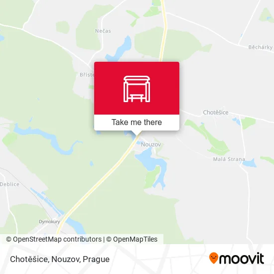 Chotěšice, Nouzov map