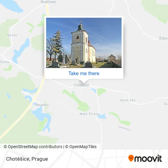 Карта Chotěšice