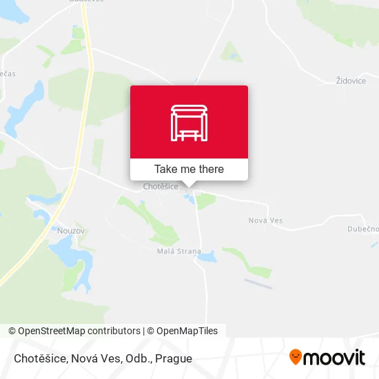 Chotěšice, Nová Ves, Odb. map