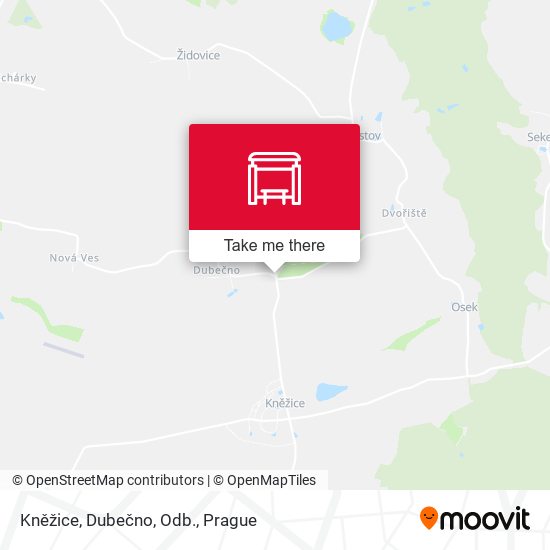 Kněžice, Dubečno, Odb. map