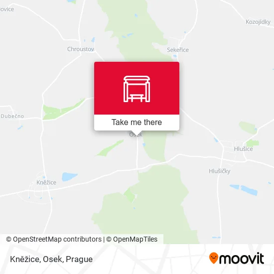 Карта Kněžice, Osek