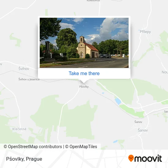 Карта Pšovlky