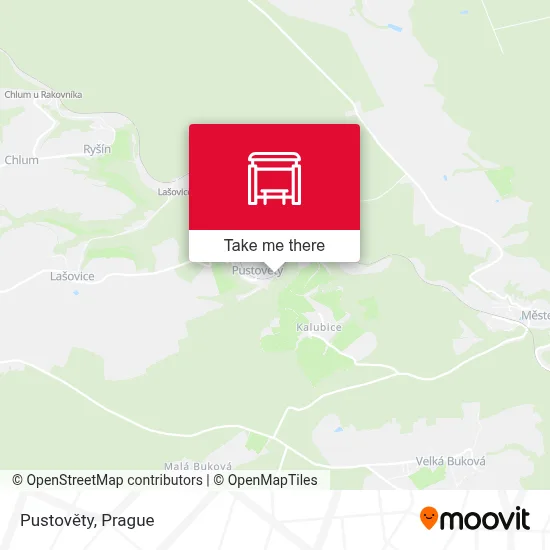Pustověty map